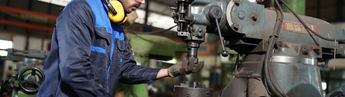 Saint-Gobain employees collaborating at a facility for manufacturing and operation jobs near Atlanta, GA.