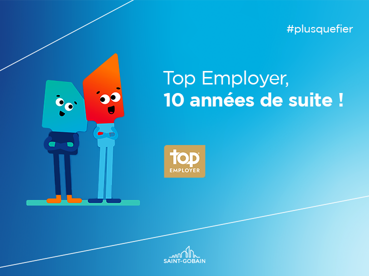 Top Employer 10 années de suite !